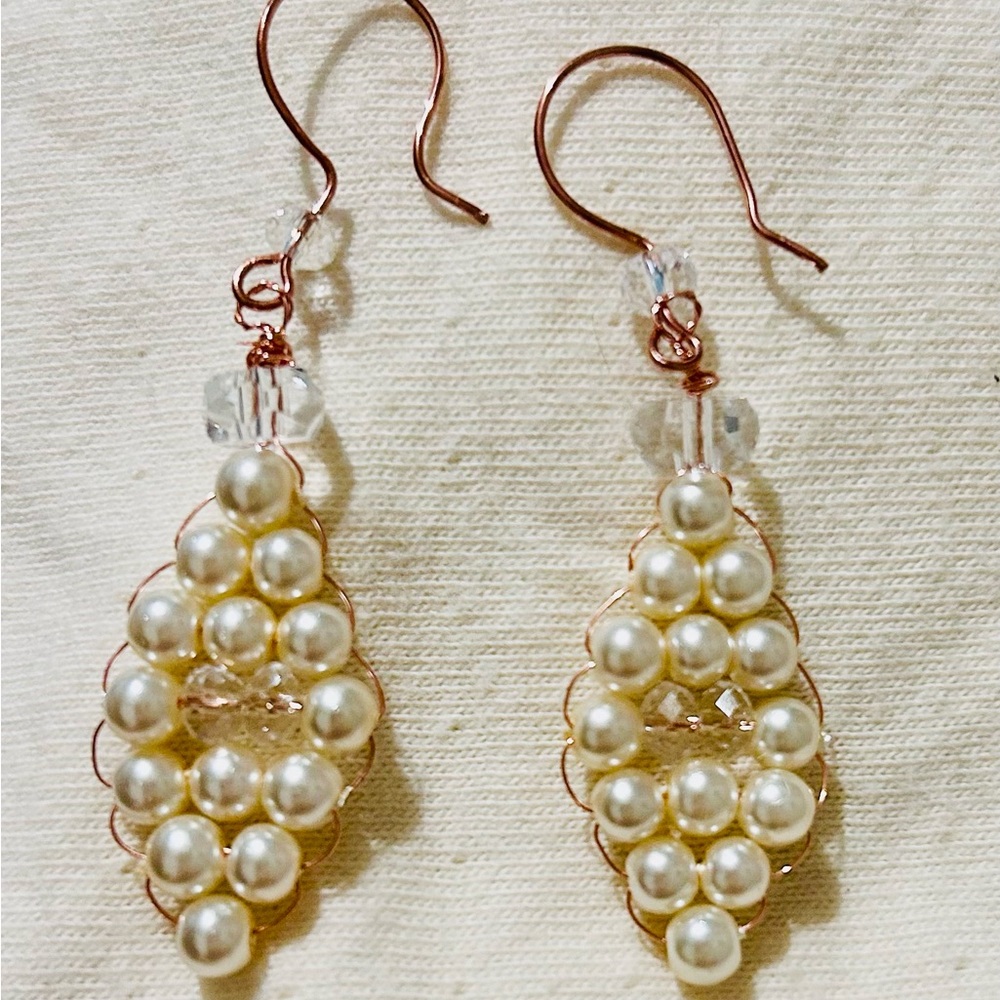 Elegant Pearl Drop Earrings